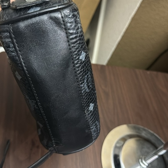 MCM Micro Bag in Black Monogram - Picture 7 of 12